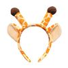 Headband Anti-Slip Soft Plush Fabric Cartoon Sika Deer 3D Ears Design Headband Face Washing Makeup Hair Hoop Hair Accessory