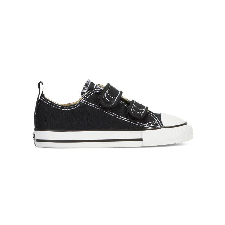 Converse Chuck Taylor All Star 3 Strap Ox GS 'Black' 7V603C