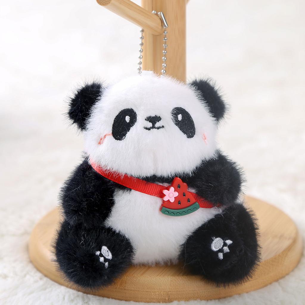 Panda Puppe Anhänger Schlüsselanhänger kleine Puppe Schmuck Plüschtier Mädchen Geschenk Rucksack Anhänger Puppe