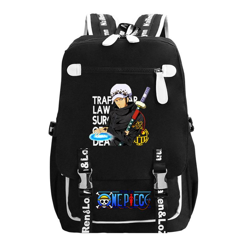 RiMan ONE PIECE Luffiello School Bag Boys ins Trendy Cool Large Capacity College Student Backpack