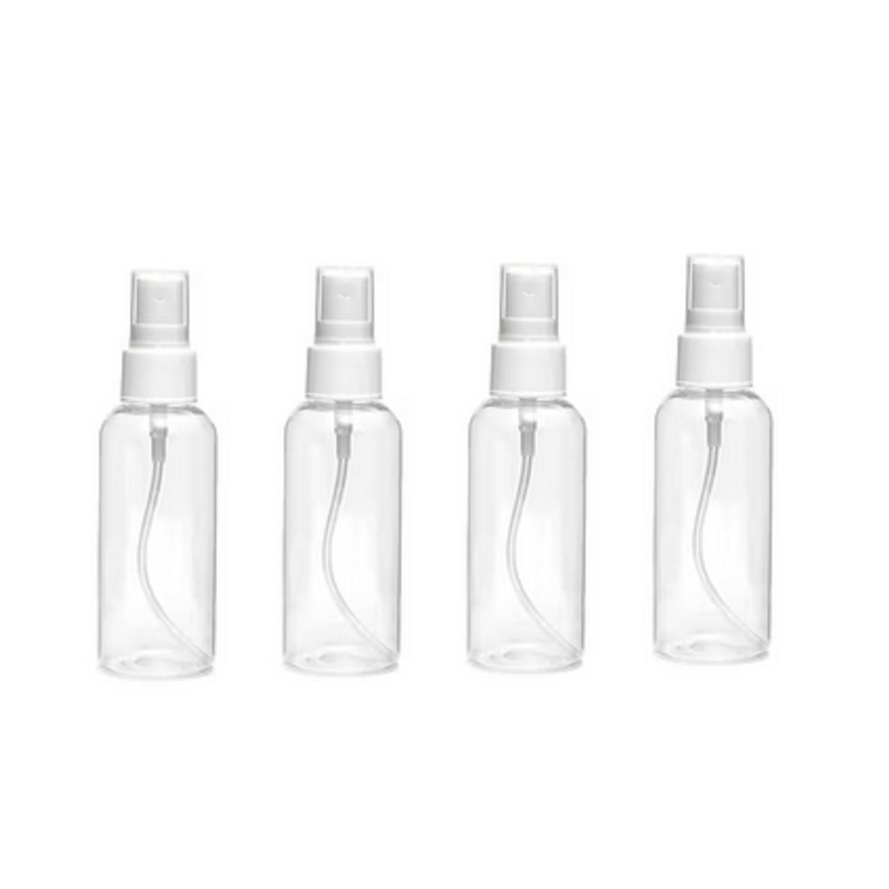 @ Empty Transparent Plastic Bottle For Travel Pack Of 4 75Gm UKR1337_60%OFF