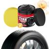 Pâte pour dressing de pneus de voiture Cire lustrante pour pneus de voiture Polish pour plastique et cuir Améliorateur de brillance pour pneus de voiture Cire de rechapage Composé de polissage pour pneus