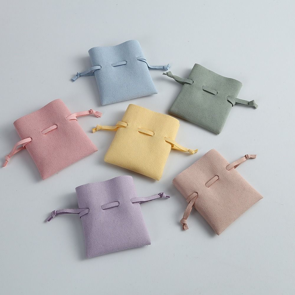 Compact Storage Jewelry Packaging Bag Drawstring Closure Organizer Bag  Wedding Favors