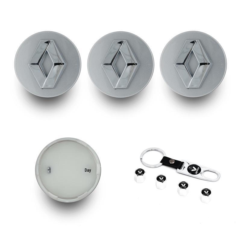 Compatible Tire Center Cap Logo for Renault Koleos, Latitude, Kadjar, and Scenic