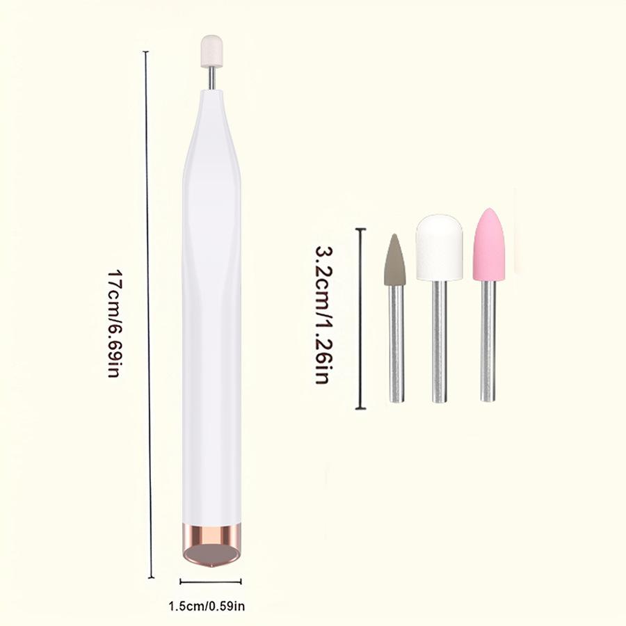 Mini Electric Nail Files Nail Drill Pen Cordless Nail Drill Machine Nail File Manicure Pedicure Grinder for Families