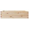 Vidaxl Donica Ogrodowa, 90X60X23 Cm, Lite Drewno Sosnowe
