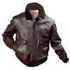 Noora Men's BOMBER Brown NAVY FLIGHT Real Lambskin Leather Jacket