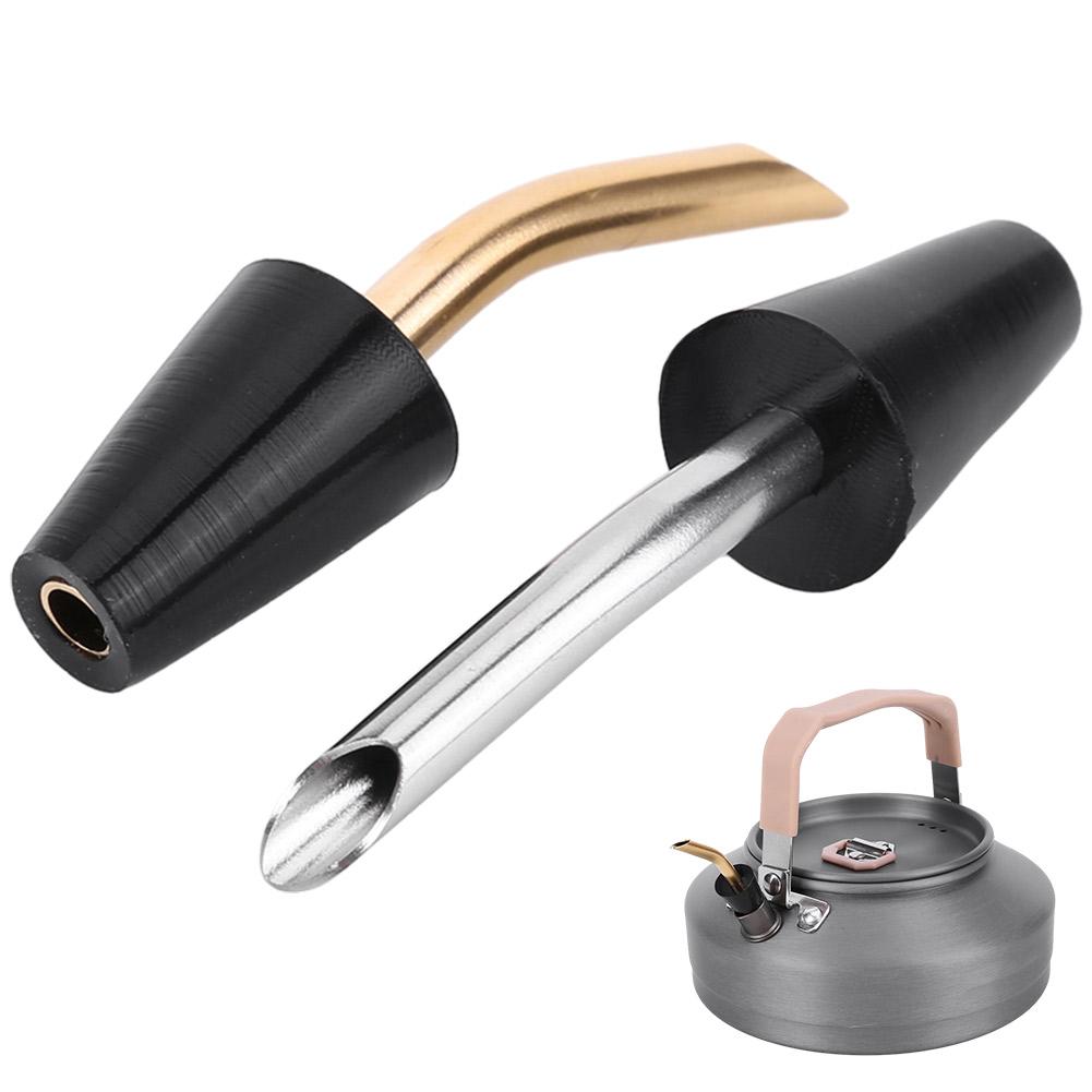 Silicone Stainless Steel Teapot Extension Tube Multifunctional Extension Pipe Kettle Spout Nozzles Kettle Mouth Extension Tube