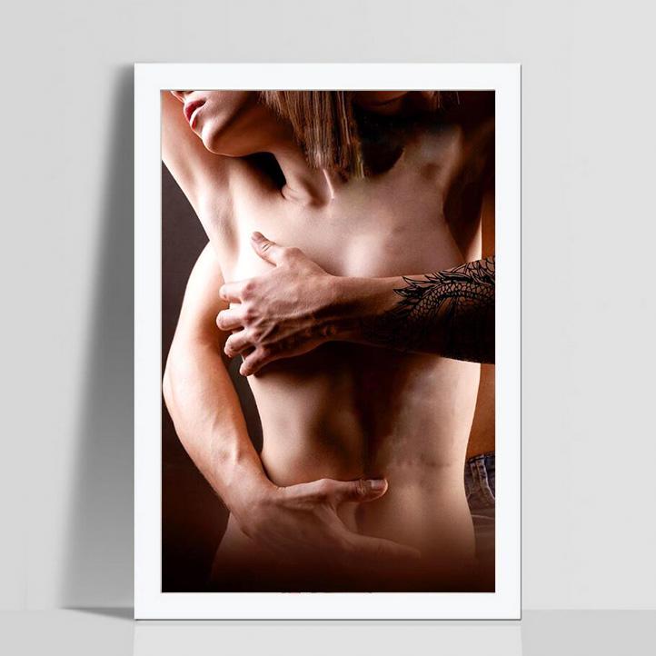 5D DIY Diamantmaleri sexy elsker Diamantbroderi Korssting Hel sirkulær Rhinestone Home Decor