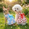 Daisy Pattern Summer Dog Princess Dress Dog‘s Spring Dress  For Puppy Poodle Chihuahua Etc