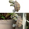 Realistic Appearance Resin Turtle Garden Decor Vibrant Colors