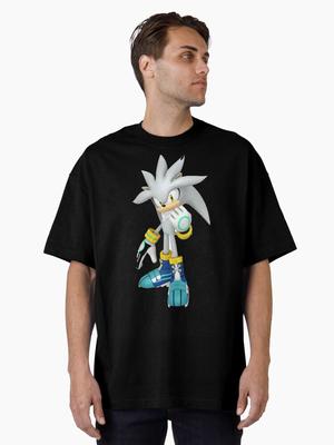 Sonic the Hedgehog Silver the Hedgehogs Oversized T-Shirt