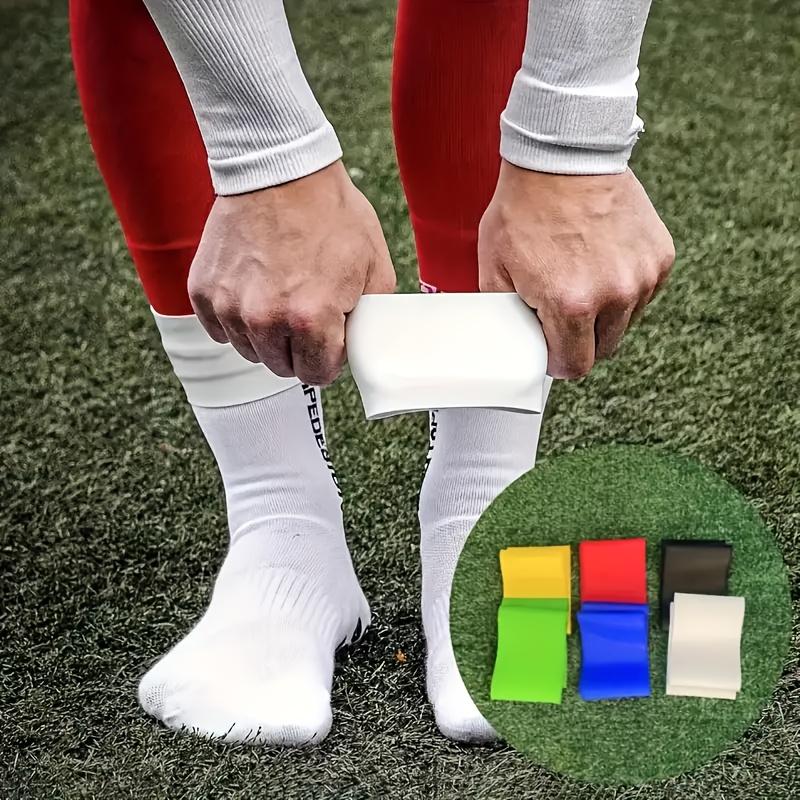 1 Pair Flexible Leg Straps, for Keeping Football Socks in Place - Anti-Slip, Provides Calf Support, Reusable for Fitness Activities