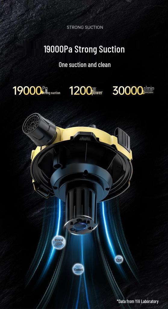 Aspirapolvere e Lavapavimenti 2-in-1 ad Alta Potenza con Grande Potenza di Aspirazione