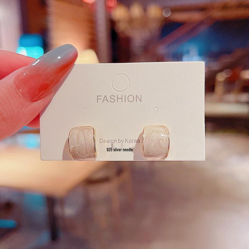 S925 Silver Needle Pearl Stud Earrings for Women