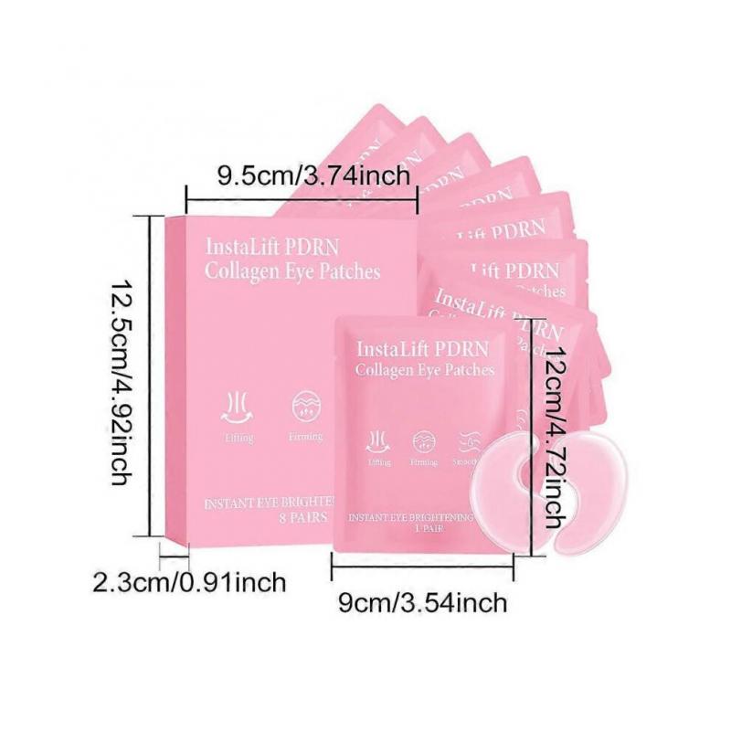 Instalift PDRN & Collagen Eye Patches, Niacinamide Infused Hydrogel Eye Masks, Under Eye Patches for Puffy Eyes and Dark Circles & Fine Lines