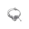 925 Sterling Silver Synthetic Cubic Zirconia Bracelets Women's ZT2403