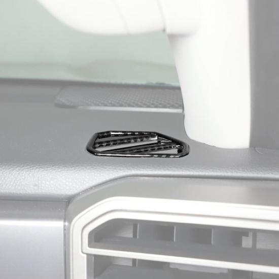 For Toyota Tundra -2025 Carbon Dash Side Air Conditioner Vent Outlet Trim 2P