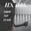 HX D06 Foldable Adult E-Scooter, 500W Motor, 36V 25Ah Battery, Built-in Dual Shock Absorbers, Stable for Daily Urban Riding
