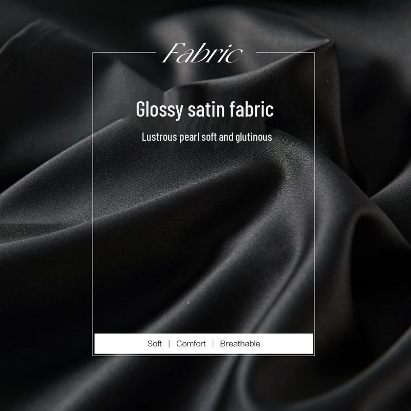 Demana Elegant Glossy Satin Camisole Midi Dress