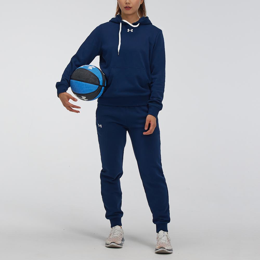 Under Armour Sports Casual Knit Hooded Training Sweatshirt Women sweatshirt Academy-Blue 21600304-408