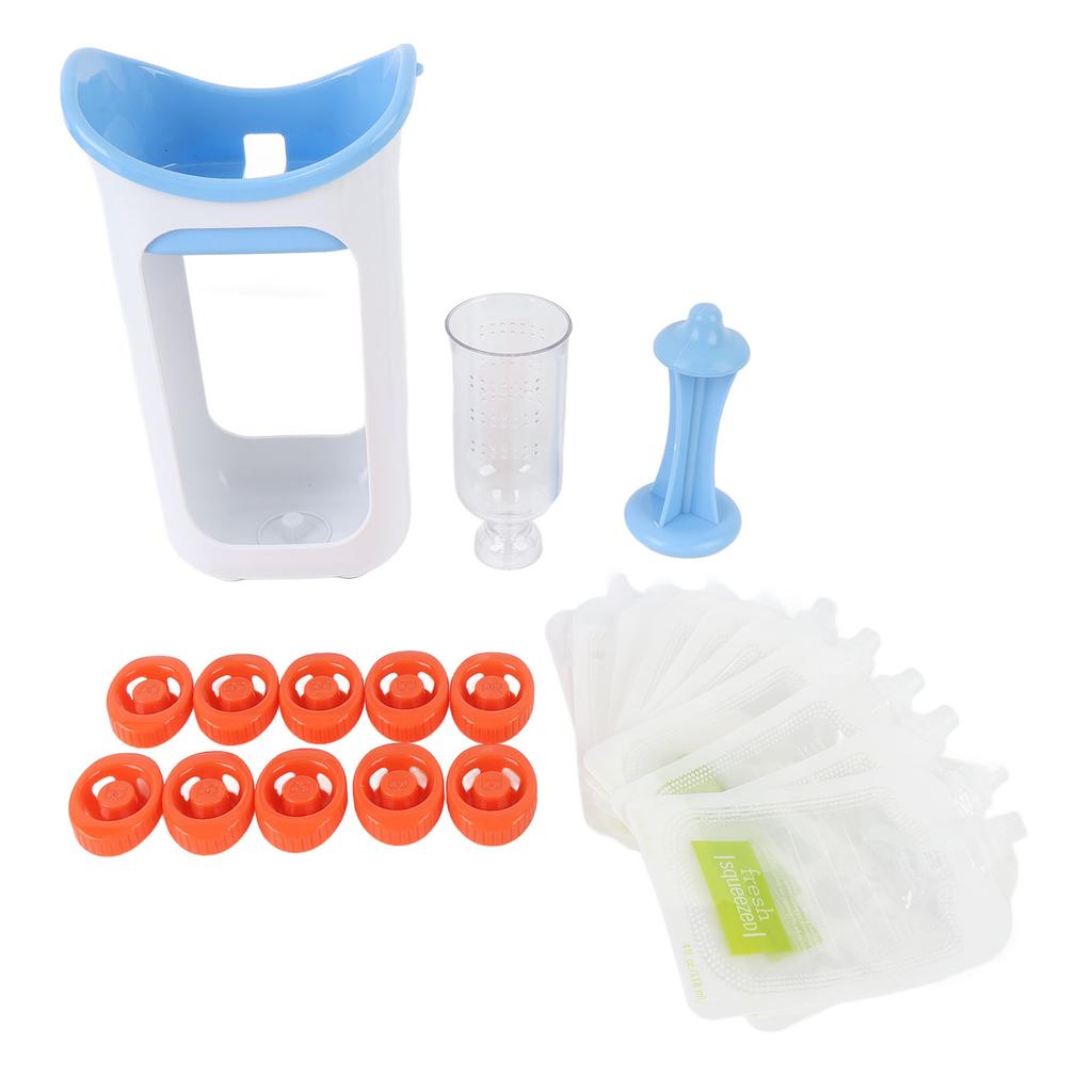 Squeeze Station for Homemade Toddler Food Pouch Filling Station for Puree Food Portable Puree