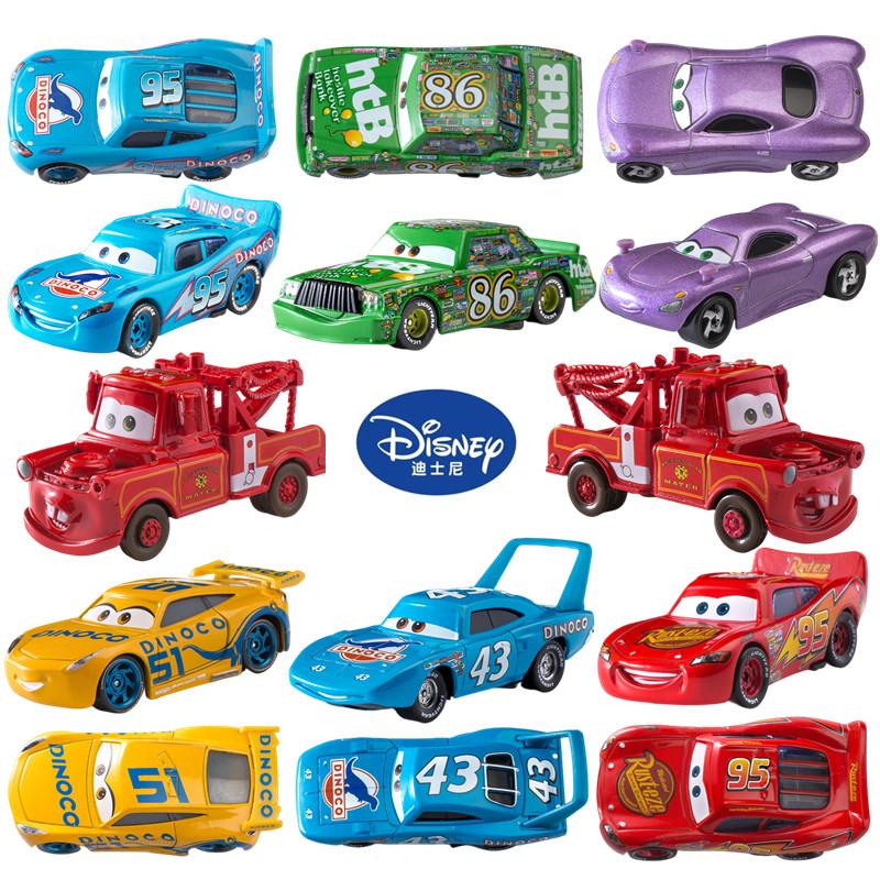 Non-Toxic Cars Pixar Cars Lightning Mcqueen Rhapsody Matador Bulldozer Truck Mater Harvester 1:55 Diecast Metal Car Model Toy