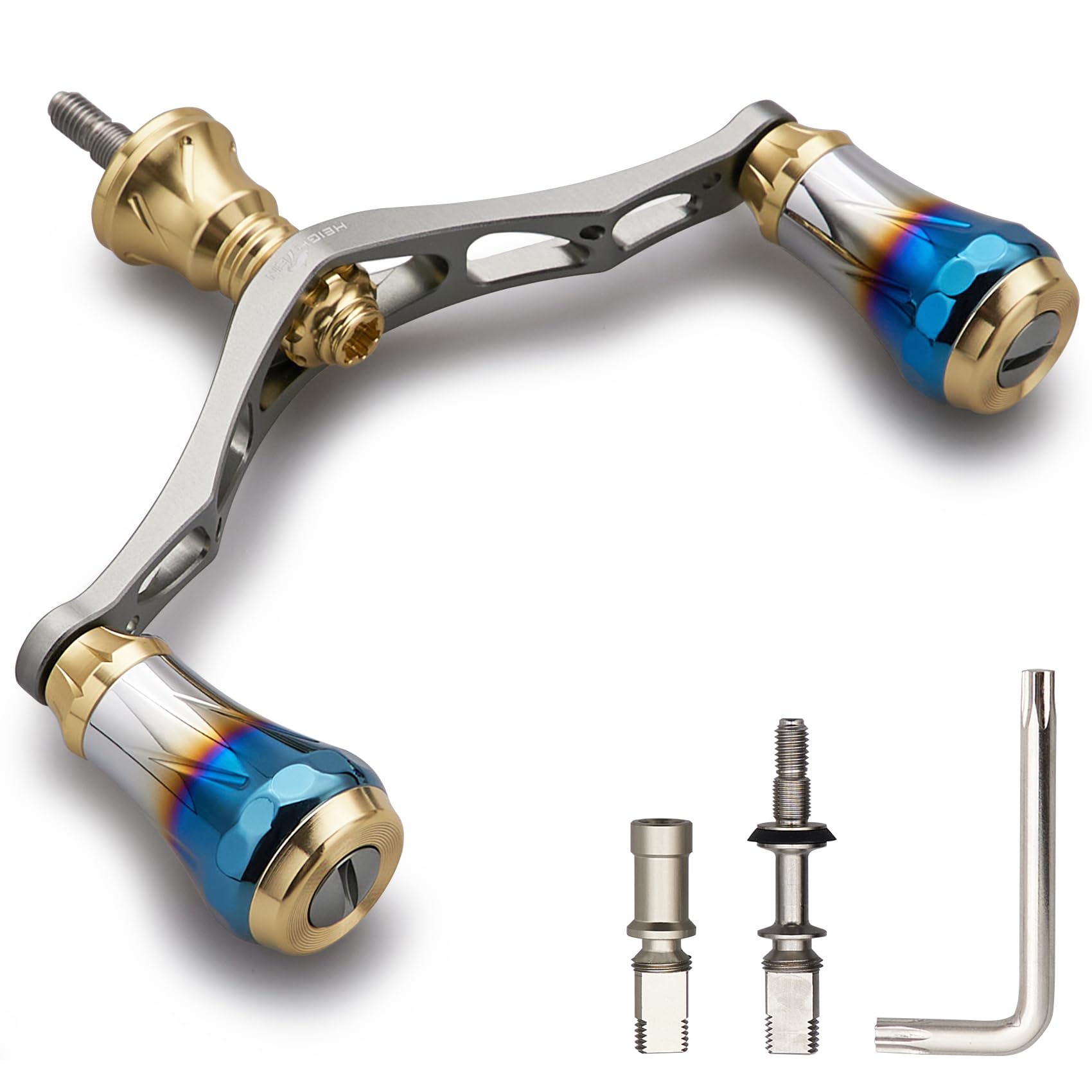 

HEIGHTEN 95мм Рукоятка катушки 8 цветов Shimano Daiwa Универсальная безынерционная катушка 70 Авиационный алюминий Серия Aurora Золото V2.0 (V2.0 - & Графитовый) (0146)