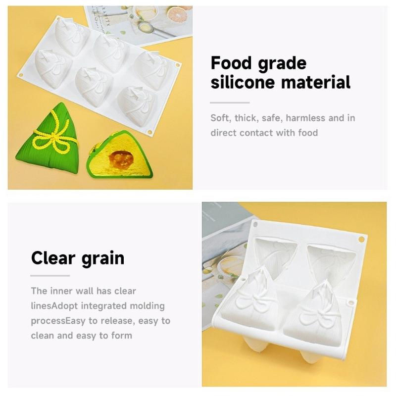 Rice Dumpling Fondant Molds Resin Chocolate Cake Baking Mold DIY Craft Ornament