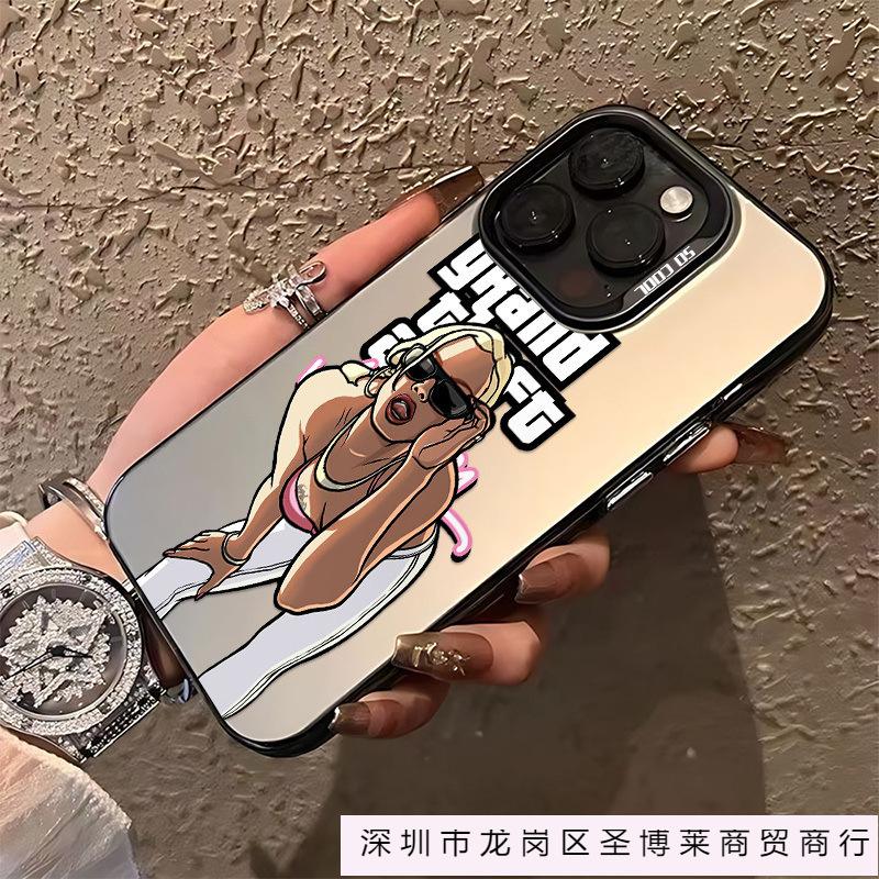 West Coast for Apple 16 mobile phone case iPhone15Pro Europe and America 14plus personality 13/14 creative XS