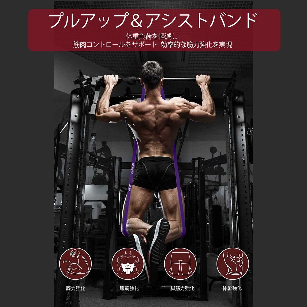 VeloX Support and Training Band Set Adjustable Includes Storage Ideal for Home Strength and Unisex Pull-Up Full-Body (4 Levels) - Bag, Training,