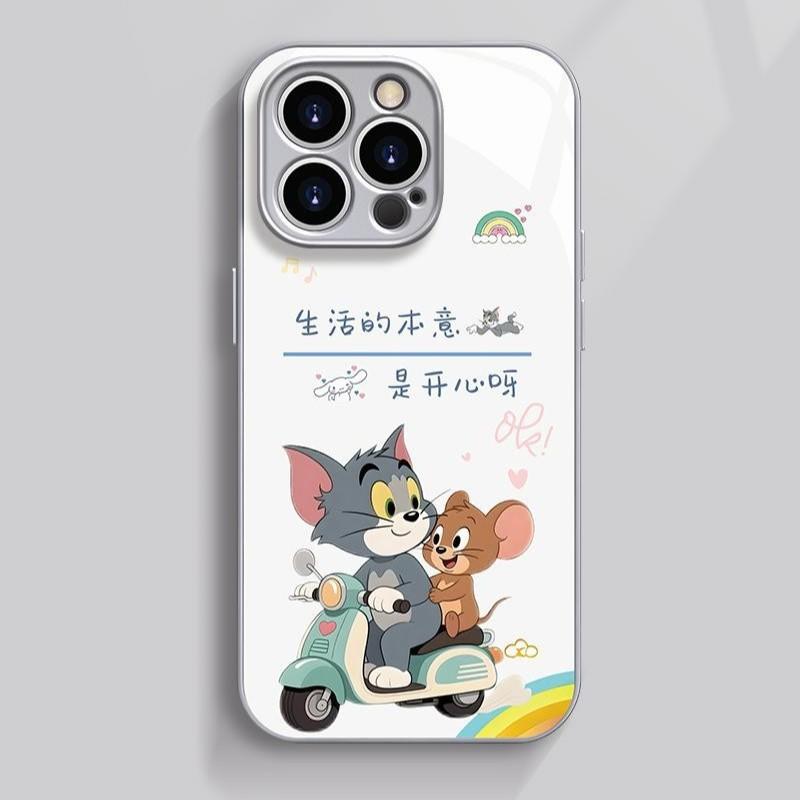 Life is intended to apply Apple 17promax mobile phone case iPhone new cartoon glass apple 17promax