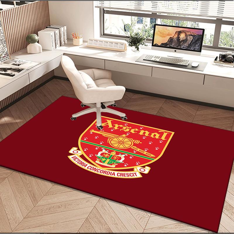 1PC rug Arsenal Football Club Crest Carpet, Chair Rug,Area Rug for Office Bedroom living rooms bedroom, Doormat decor Christmas fan gifts