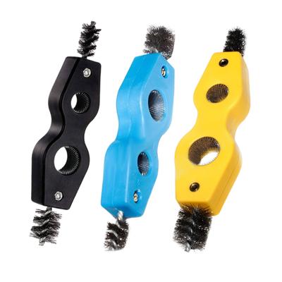 4 In 1 Car Battery Brush Cleaning Tool  Rust Removal Double Head Brushes for Truck Copper Pipes Brazing