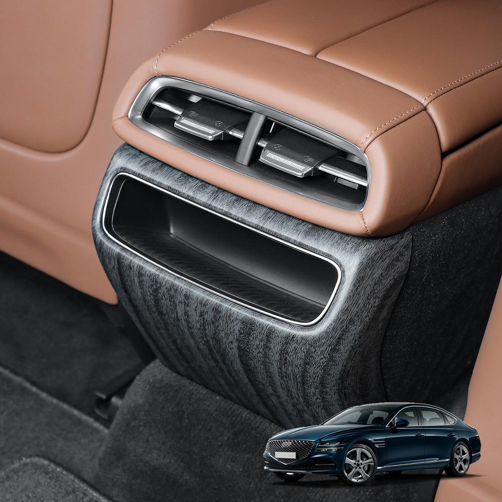 

For Genesis G80 RG3 2026-2026 Rear Air Vent Cover Trim Panel ABS Plastic Air Conditioning Outlet Frame Accessories LHD/RHD