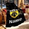 Custom Name Personalized AEK Athens FC Print Blanket, Home Decor, Bedroom, Sofa, Camping, Couch, Gifts for Birthday Christmas