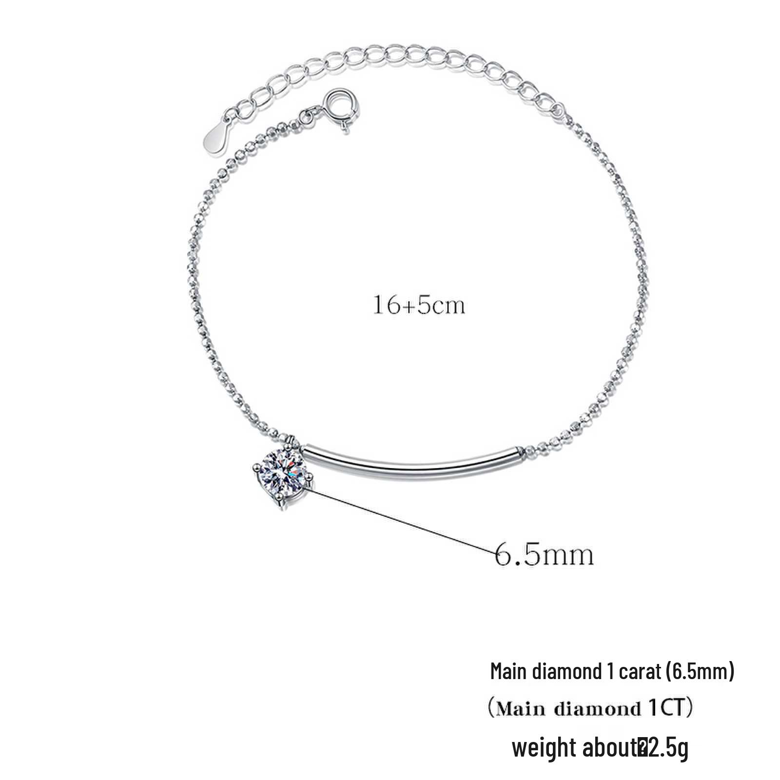 

Женский браслет на ногу из стерлингового серебра 925 пробы с муассанитом и смайликом - Высококачественное, изысканное, универсальное украшение