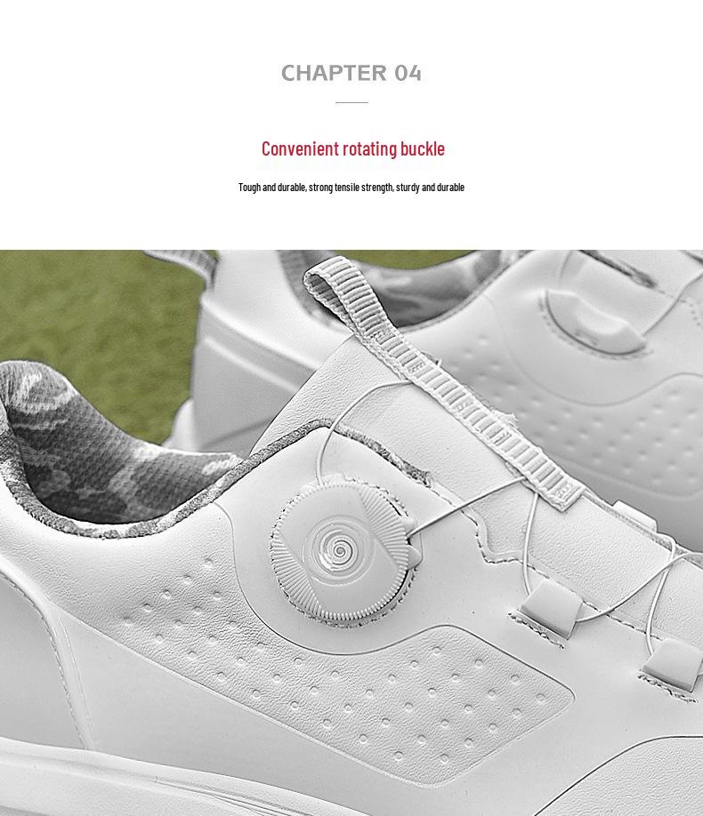 New Waterproof Spiked Golf Shoes - Men's & Women's Comfortable, Breathable Sports Footwear