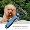 Pet Fur Knot Cutter Dog Grooming Shedding Rake Dog Cat Hair Removal Comb Pet Brush Grooming Tool Dog Supplies
