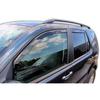 Déflecteurs d'air - Compatible ML W163 - 4 pièces - Acrylique teinté - Protection contre le vent - 3 mm
