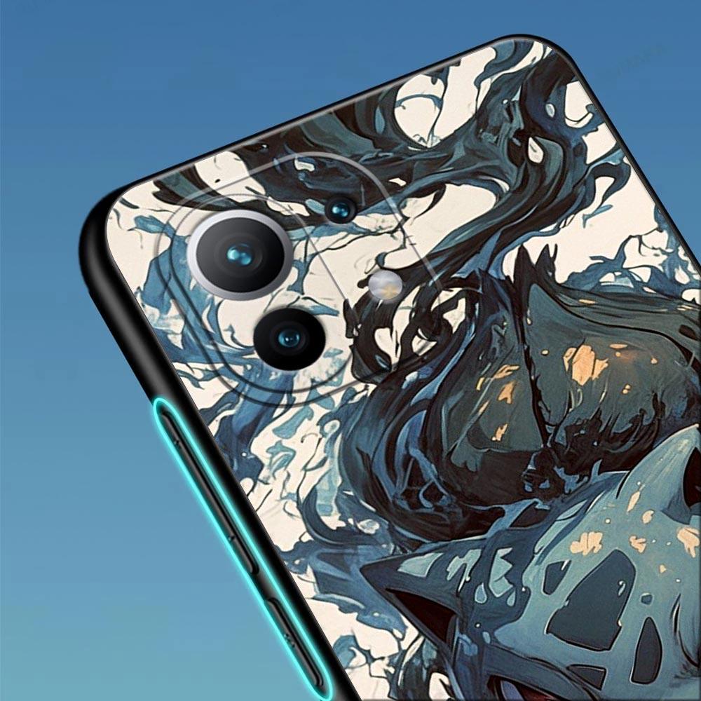 P-Pokemons Umbreons Gengars Draw For Xiaomi 15T 11T 12T 13T 14T Pro 15 Phone Case Mi POCO X7 M7 F7 Pro F5 F6 M6 X3 X6 Back Cover
