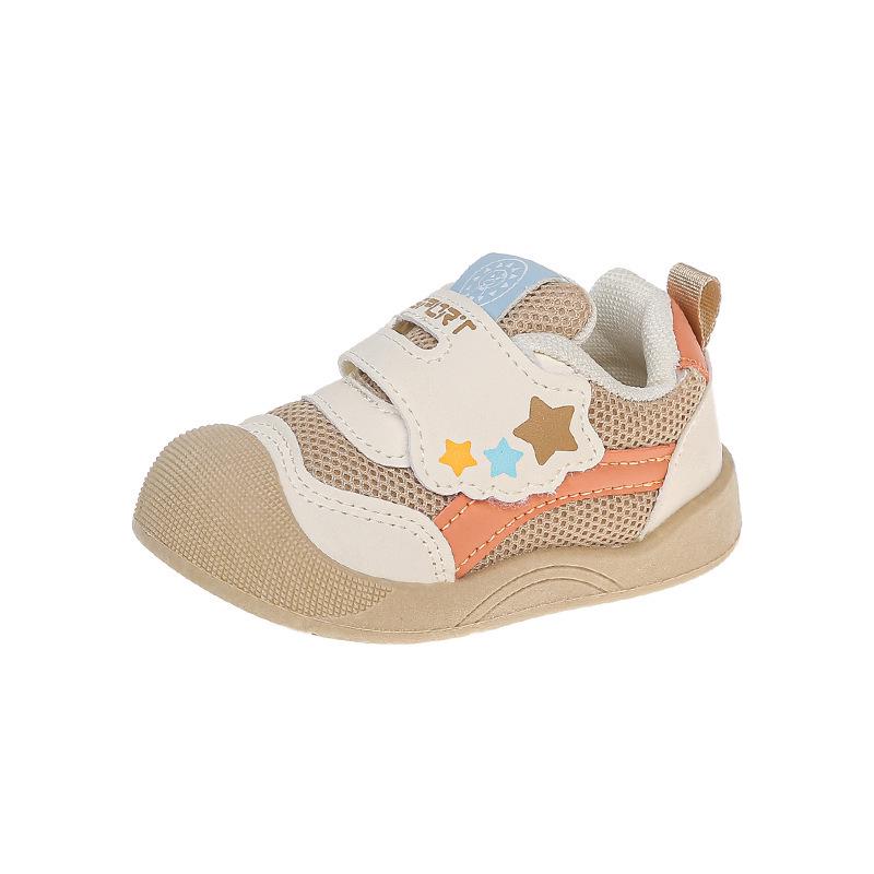 2025 Spring/Autumn Boys & Girls Breathable Mesh Baby Walker Shoes - Soft, Non-slip Toddler Soles