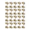 40Pcs Wooden Bee Buttons Cartoon Decorative Embellishment for Sewing Knitting Scrapbooking