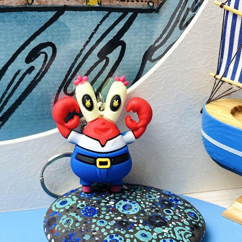 

Брелок Спанч Боб Осьминог Мягкая Резина Милый Парный Подвеска Шарм для Сумки Креативный H