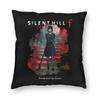Horror Game Silent Hill F Pillowcase Printed Polyester Cushion Cover Decor Hinako Shimizu Throw Pillow Case Cover Home Zippered