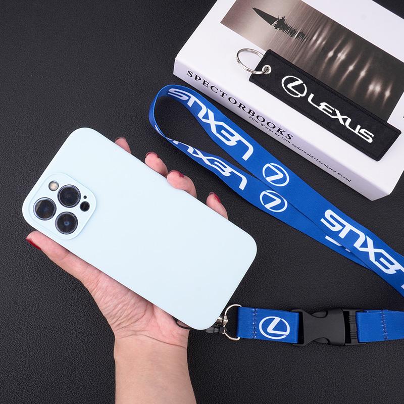 EAV3 Car Motorrad Lanyard Nylon Printing Style Keychain for Lexus ES300 RX330 RX300 GS300 IS250 IS200 CT200h IS300 NX RX LX GX GS