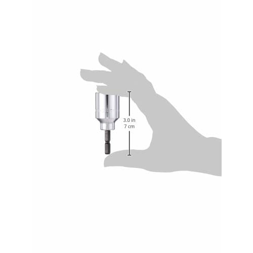 TRUSCO Electric Screwdriver Socket, Fits All Threads, Screw Diameter W3/8, TEZN38