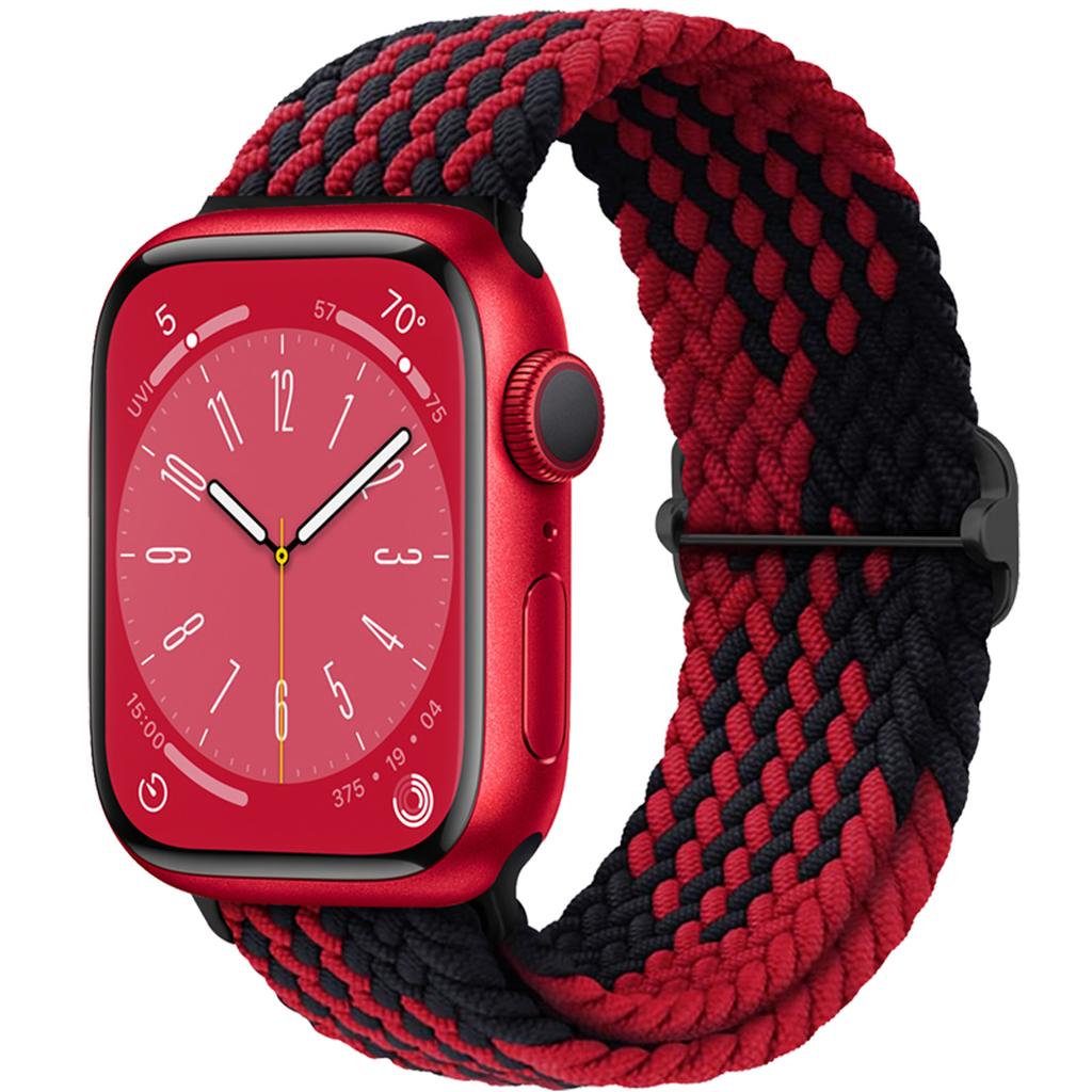 Braided Solo Loop Strap For Apple watch band 44mm 40mm 49mm 45mm 41mm Elastic Nylon bracelet iWatch series 8 3 se 6 7 Ultra 2 9