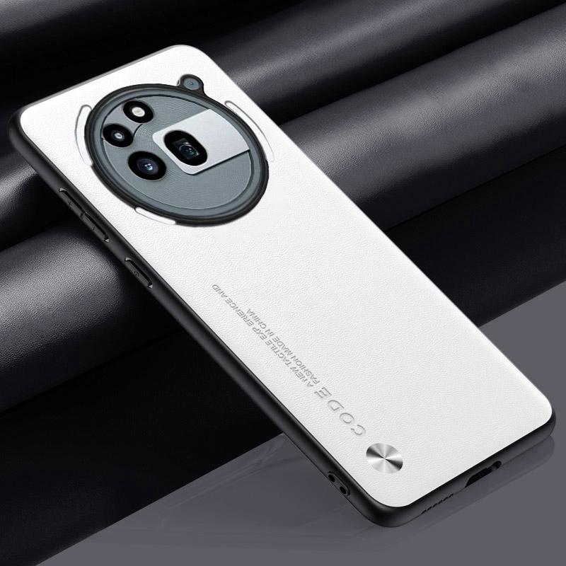 Luxusní PU kožené pouzdro For Nothing Phone 3A Pro Zadní kryt Matný silikon Plná ochrana Telefon Pouzdro For Nothing Phone3A Pro 5G