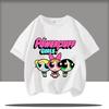 Flying Girl Detective Cartoon Print Boys' Sports Shirt Girls' Casual Top Summer T-shirt  Children's Round-neck Short-sleeved